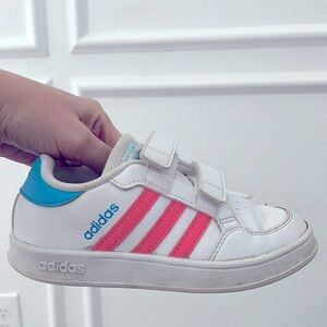 Adidas Velcro girls shoes size 10 toddler